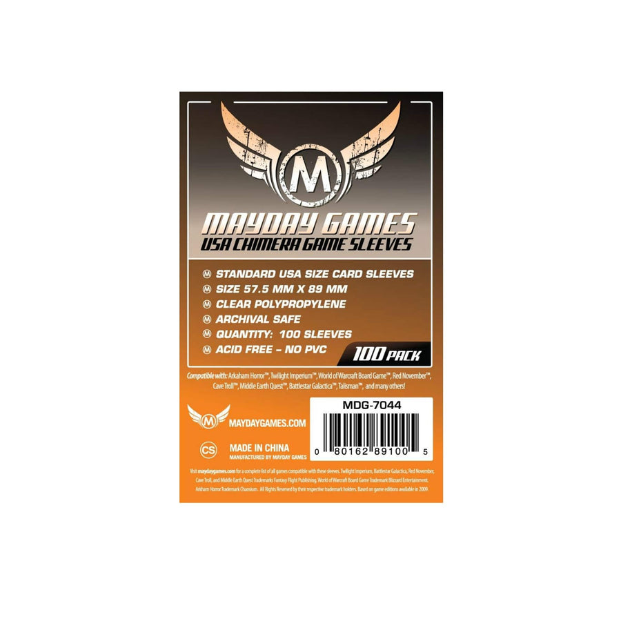 Sleeves: Games USA Chimera 57.5x89mm (100) JEUX - Cartes et Accessoires