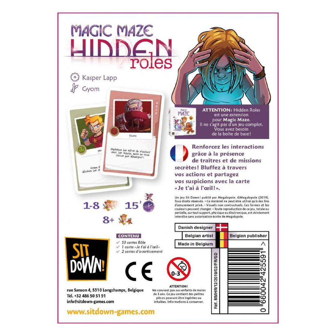 Magic Maze - Hidden Roles (FR) JEUX - Coopératifs