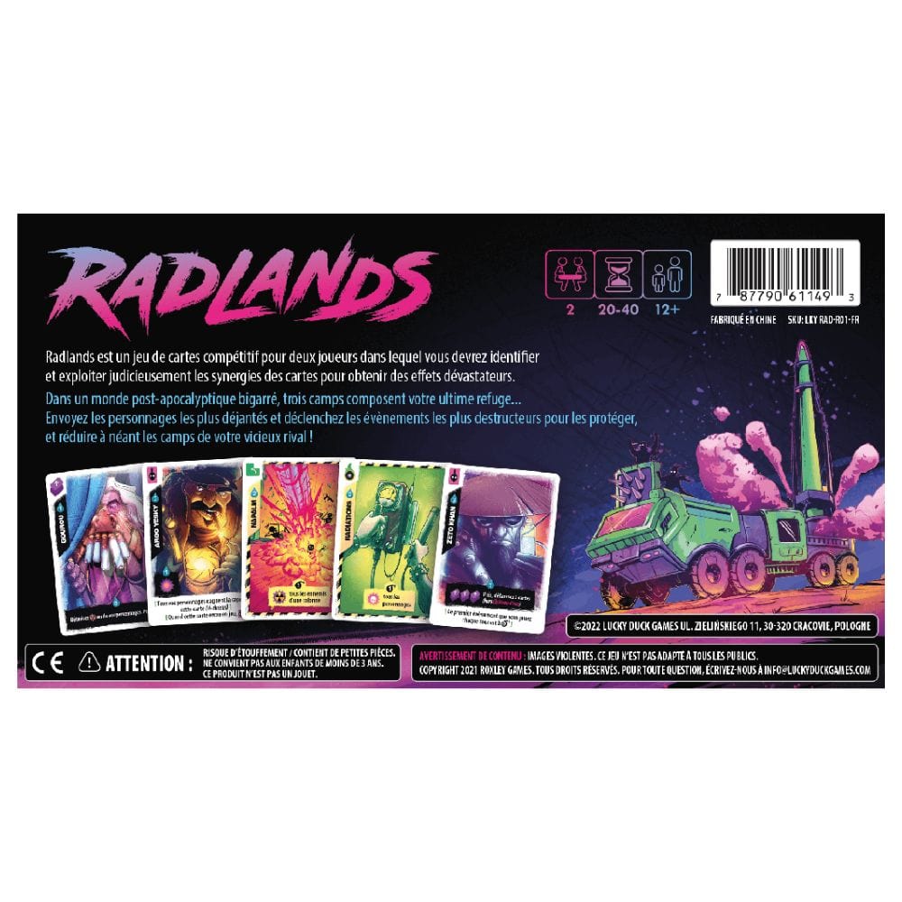 Radlands (FR) JEUX - Deux joueurs