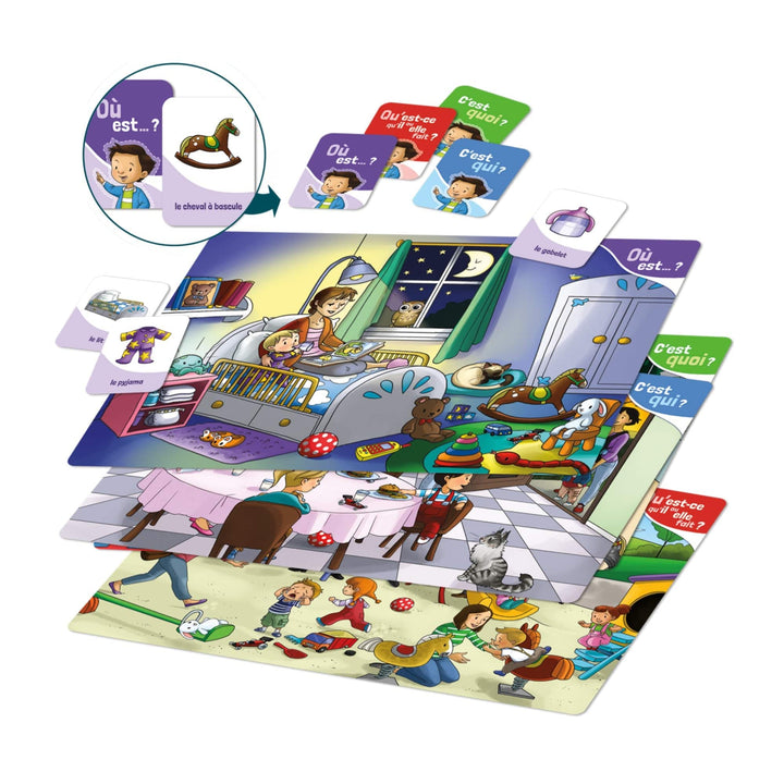 Qui cherche quoi où? (FR) JEUX - Éducatif