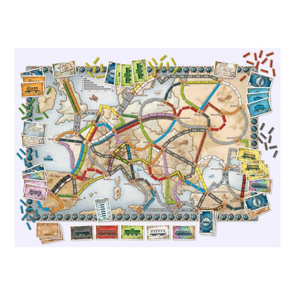 Les Aventuriers du Rail: Europe (FR) JEUX - Famille