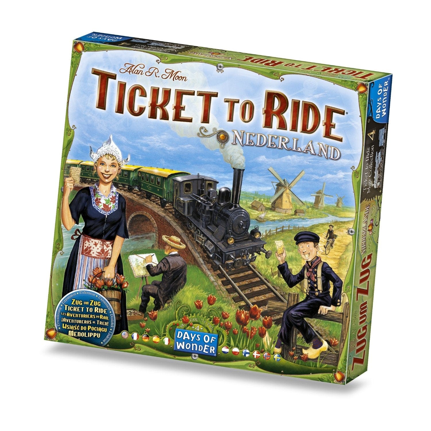 Ticket to Ride: Map #4 - Nederland (ML) JEUX - Famille