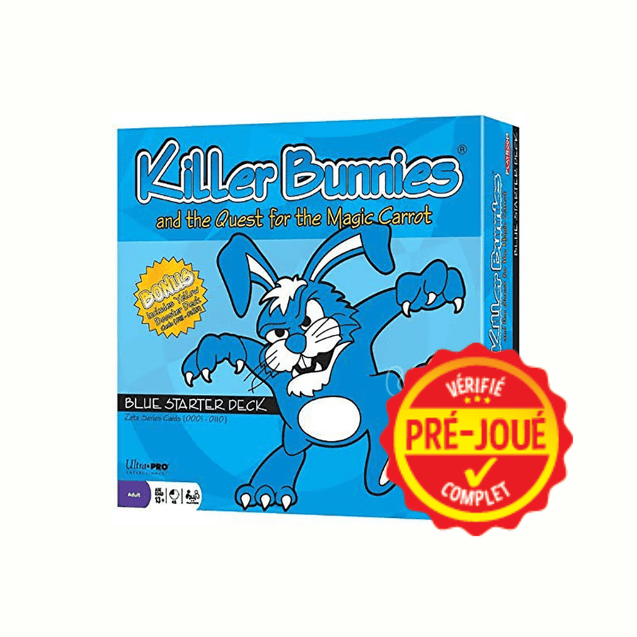 Killer Bunnies Blue Starter Deck (pré-joué) (EN) BAZAR - Bazar - Stratégie