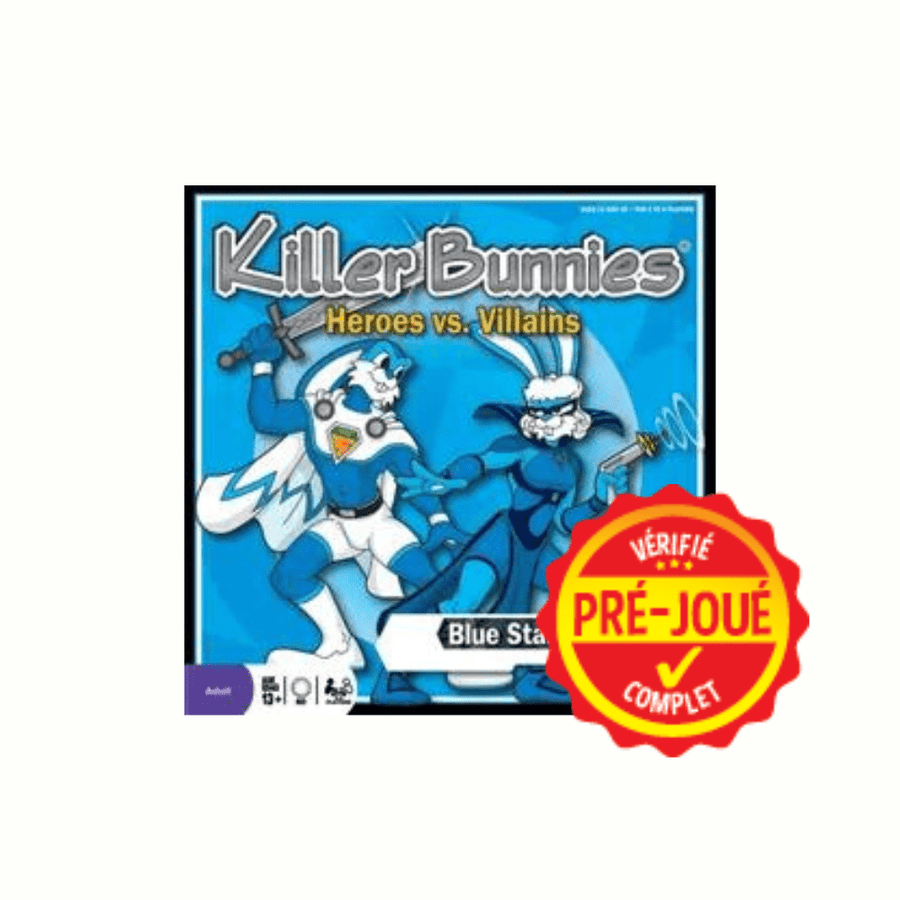 Killer Bunnies Heroes vs Vilains (pré-joué) (EN) BAZAR - Bazar - Stratégie