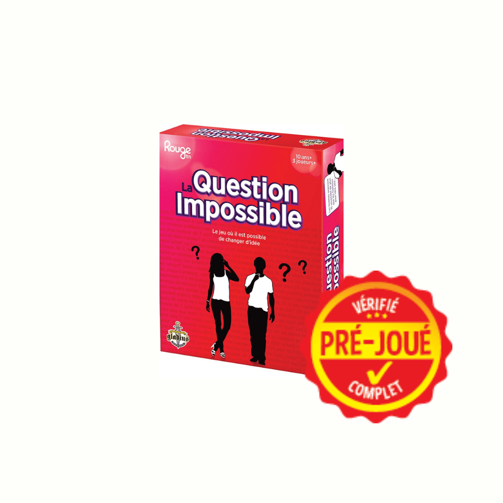 La Question impossible vol.1 (pré-joué) (FR) BAZAR - Bazar - Ambiance (party)