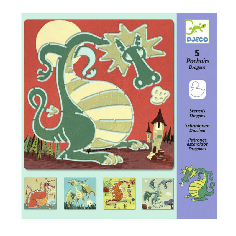Pochoirs - Dragons