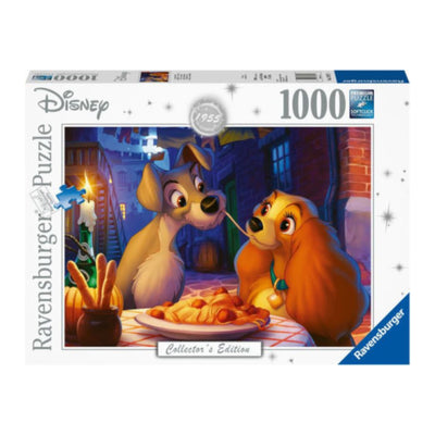 Puzzle 1000: Disney Belle et Clochard