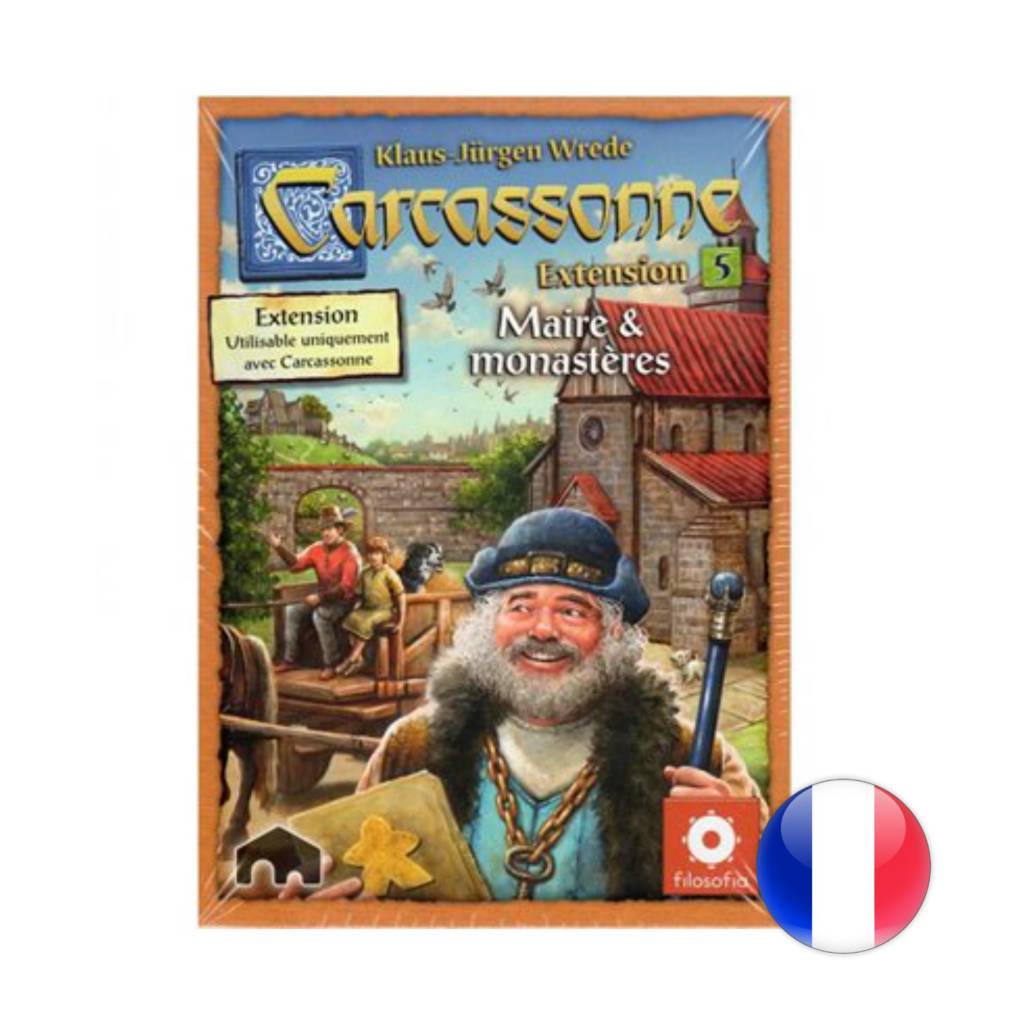Carcassonne 2.0 - Ext. 5 Mayors &amp; Monasteries