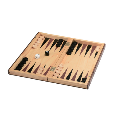 Ens. 3-en-1 Backgammon, Échecs et Dames (multi)