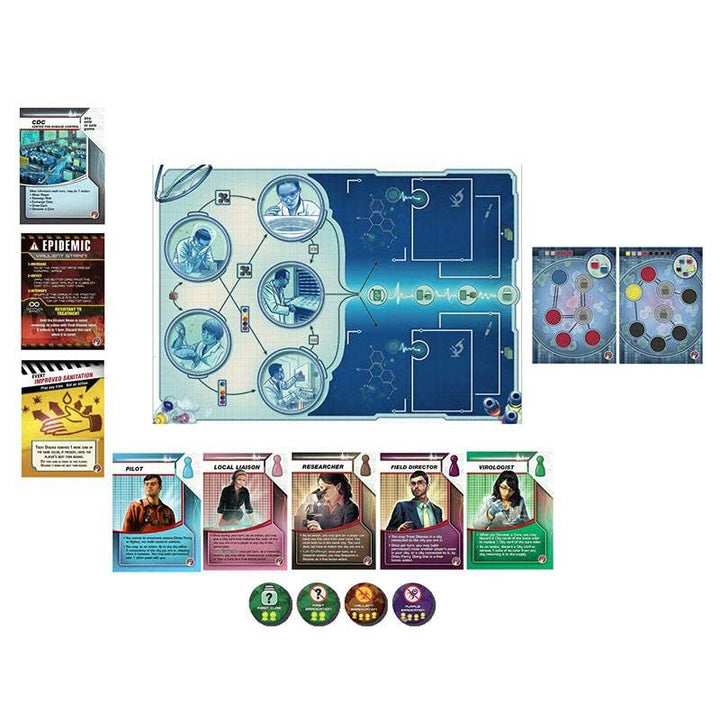 Pandemic - In Vitro: jeu de société coopératif