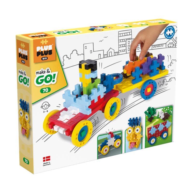 Plus Plus Big - Make & Go! 70 pcs