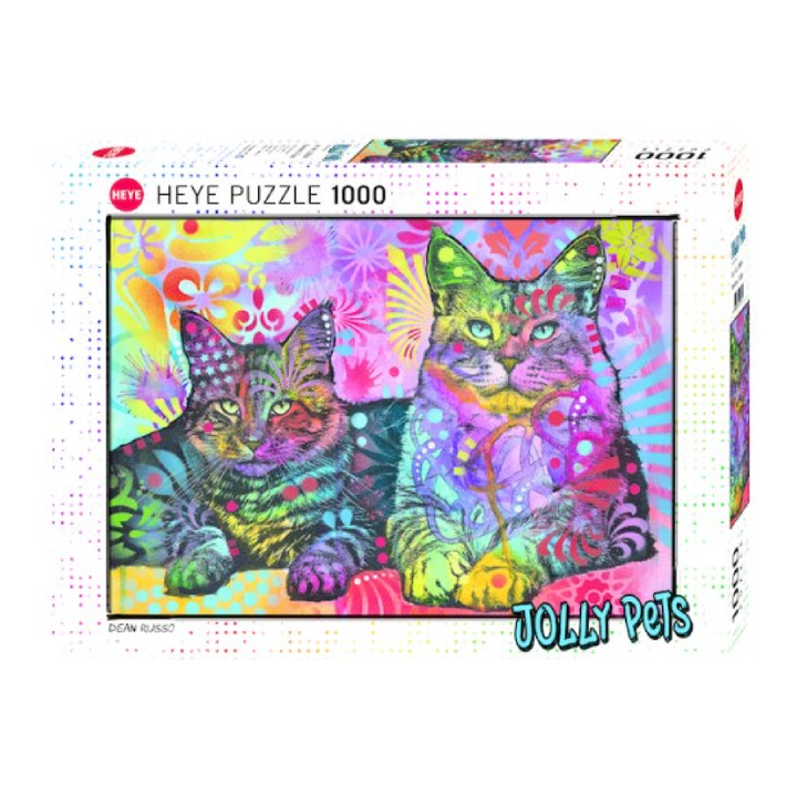 Puzzle 1000: Devoted 2 Cats