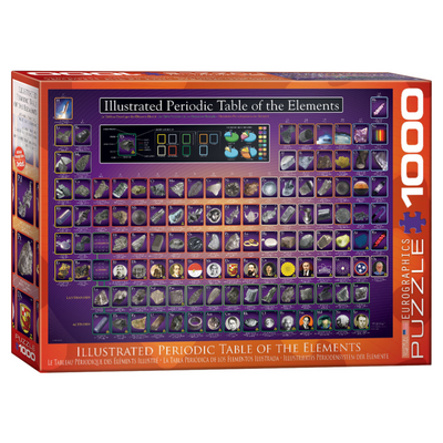 Puzzle 1000: Illustrated Periodic Table of the Elements