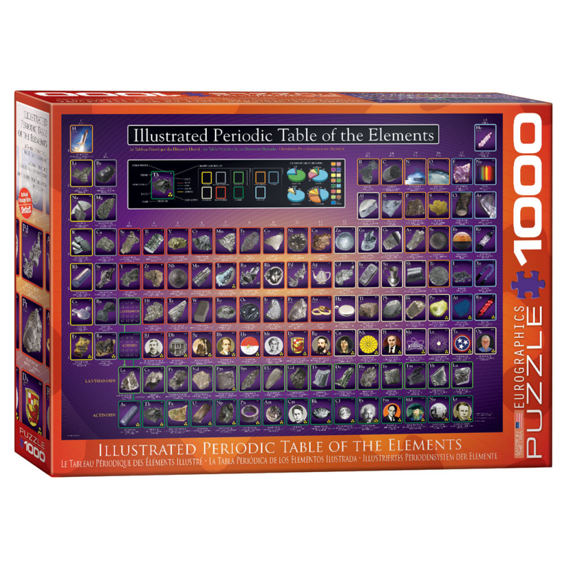 Puzzle 1000: Illustrated Periodic Table of the Elements