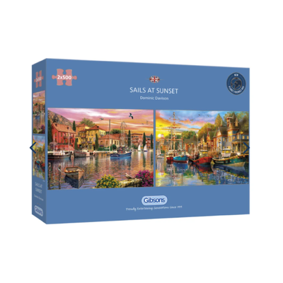 Puzzle 2 X 500: Sails at Sunset
