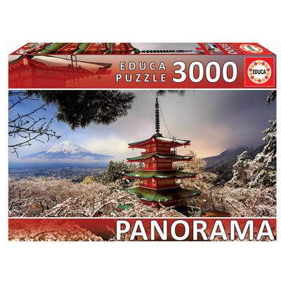 Puzzle 3000: Mont Fuji et pagode Chureito