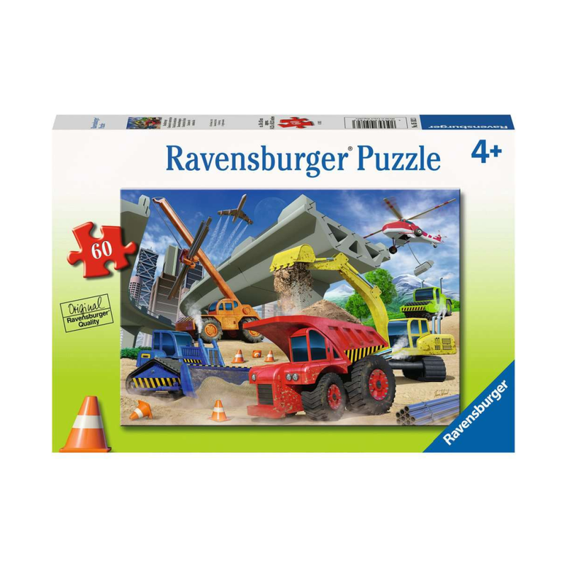 Puzzle 60: Construction Trucks