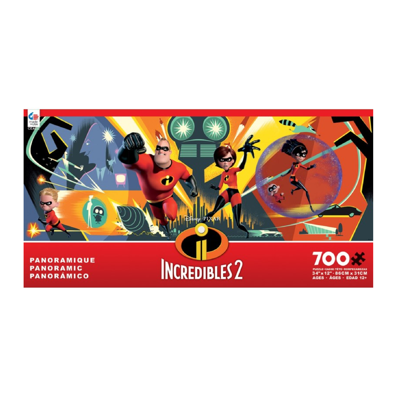 Puzzle 700: Panoramique - Incredibles 2