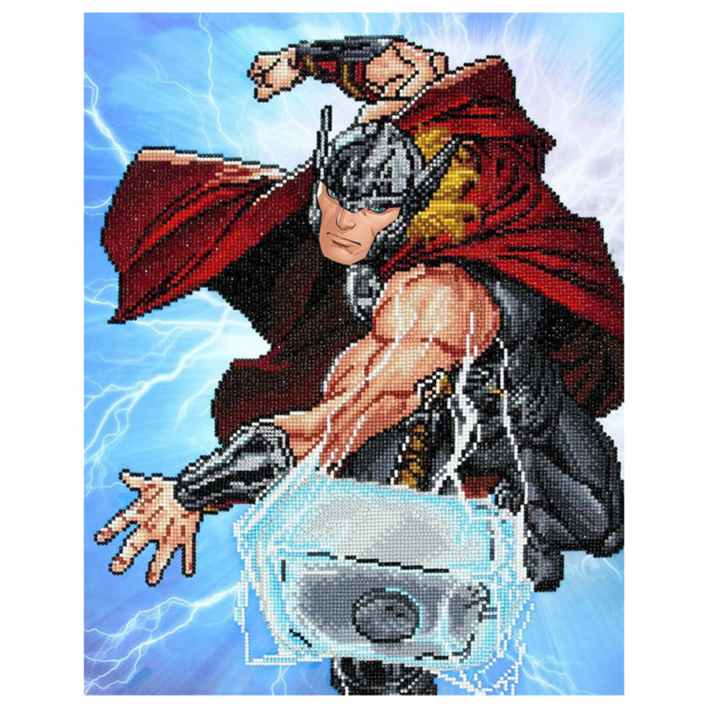 Thor Strikes - Marvel - Diamond Painting Kit