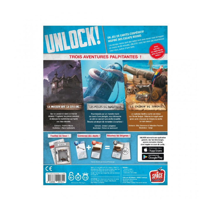 Unlock! 2 Mystery Adventures, jeu de société coopératif-Achat en ligne