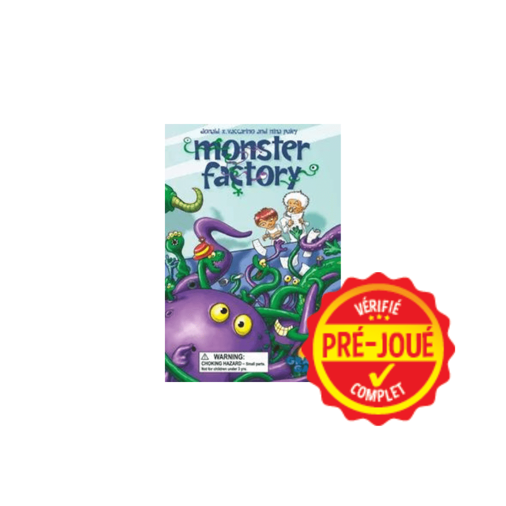 Monster factory (pré-joué) (EN) BAZAR - Bazar - Enfants