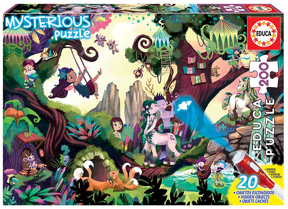 Mysterious - Forêt enchanté (FR) (Puzzle mystère 200 pcs) CASSE-TÊTE - 200 - 275 morceaux