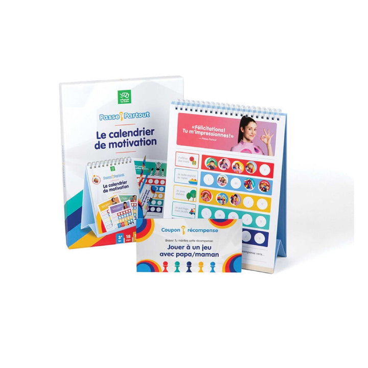 Passe-Partout: Calendrier de motivation JEUX - Éducatif