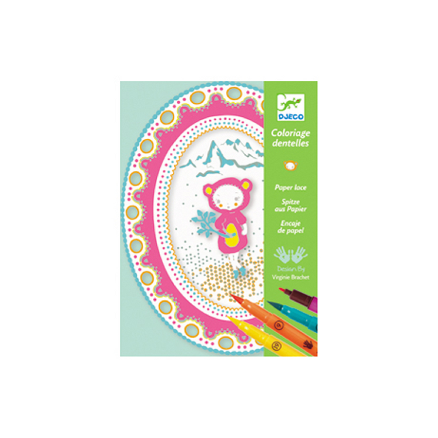 Dentelles de papier - Petite ourse PASSE-TEMPS - Bricolages