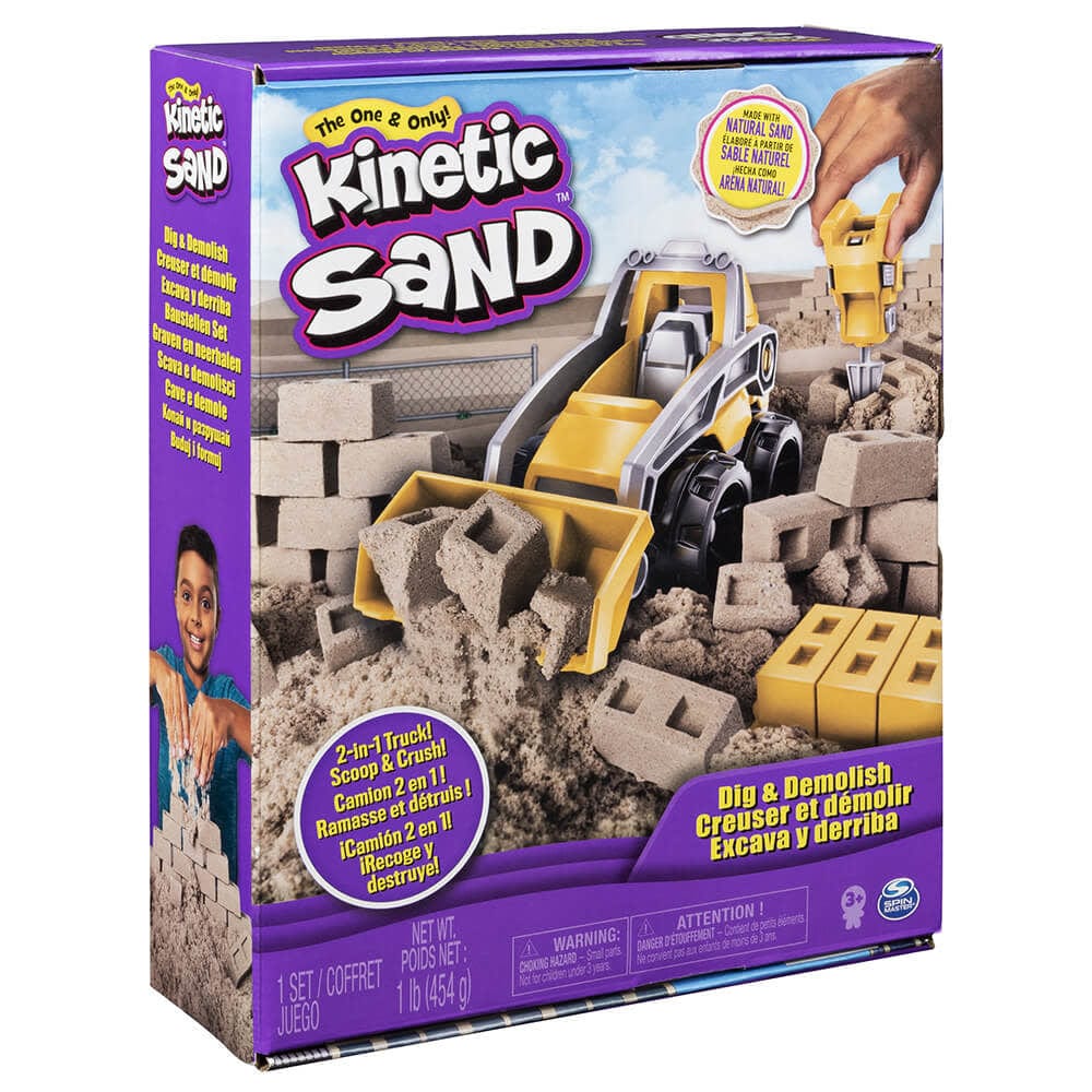Kinetic Sand - Coffret Camion 2-en-1 PASSE-TEMPS - Jouets