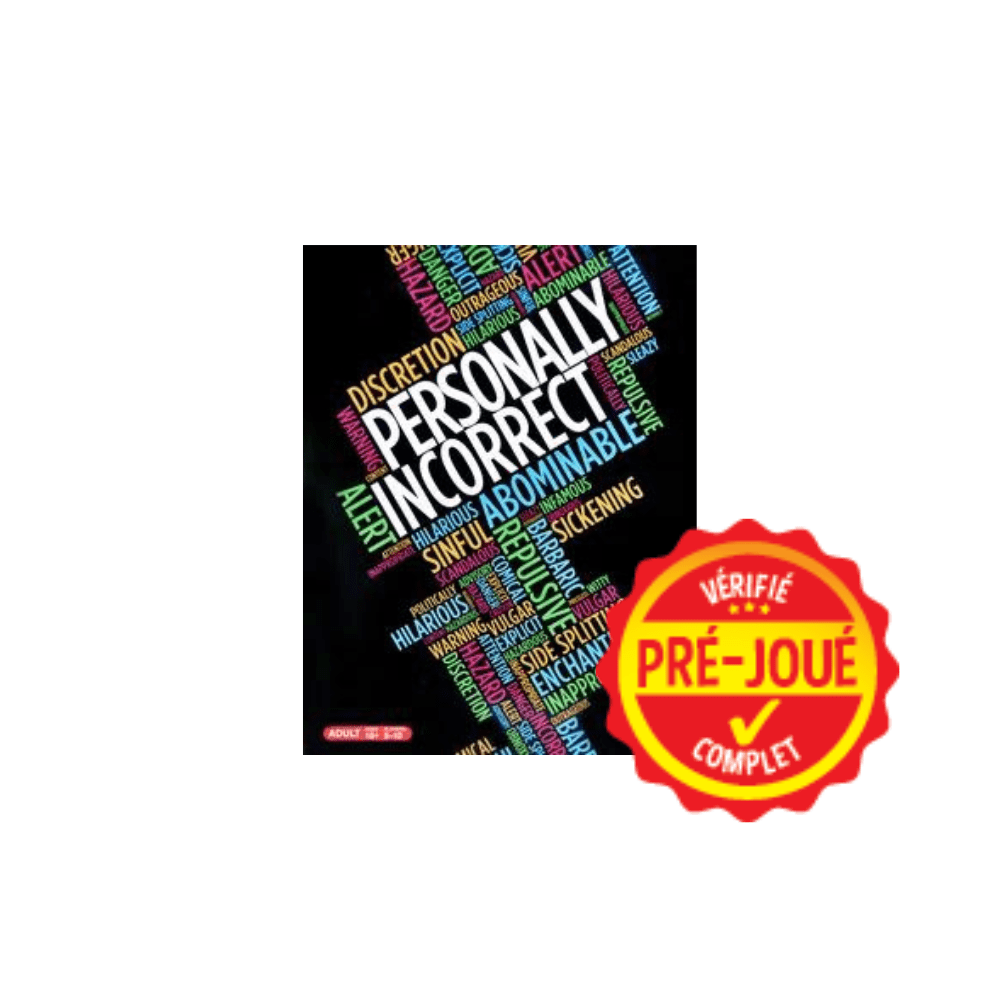 Personally incorrect (pré-joué) (EN) BAZAR - Bazar - Ambiance (party)
