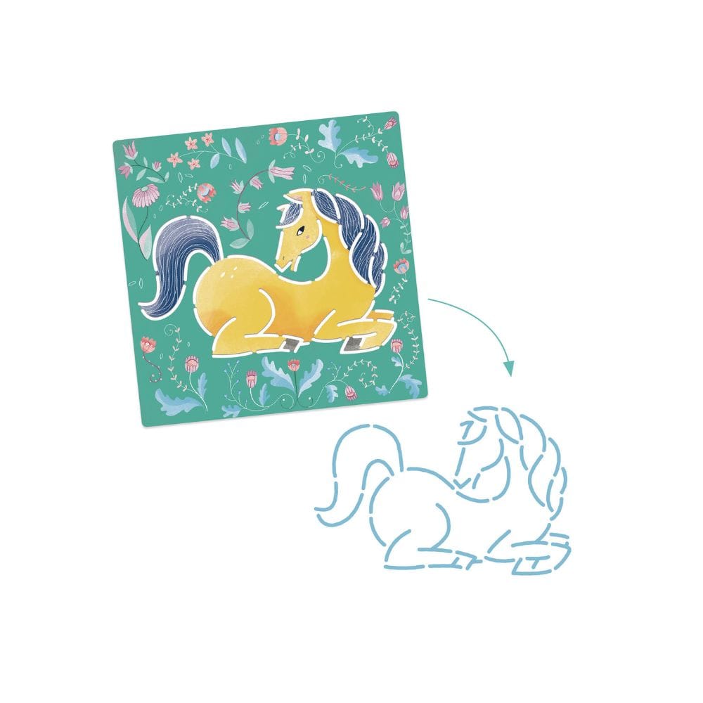 Pochoirs / Chevaux PASSE-TEMPS
