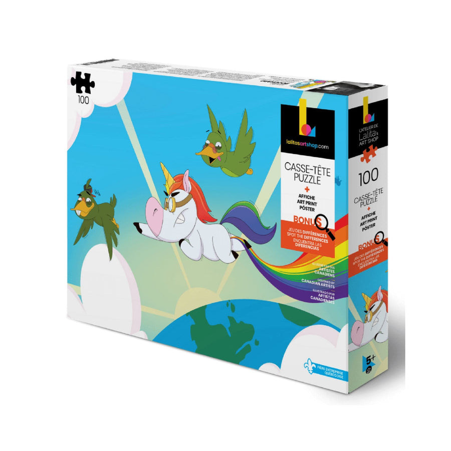Puzzle 100: Licorne CASSE-TÊTE - 100 - 150 morceaux