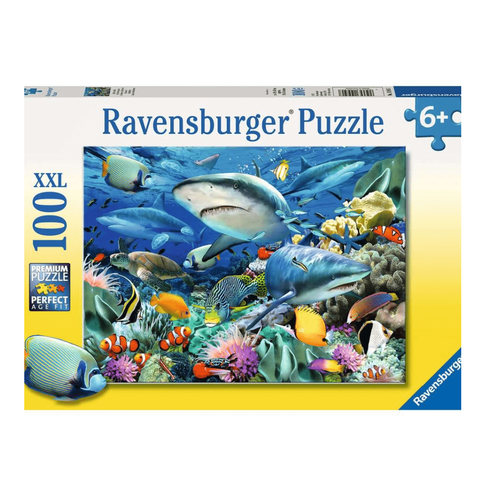 Puzzle 100 XL: Shark Reef CASSE-TÊTE - 100 - 150 morceaux
