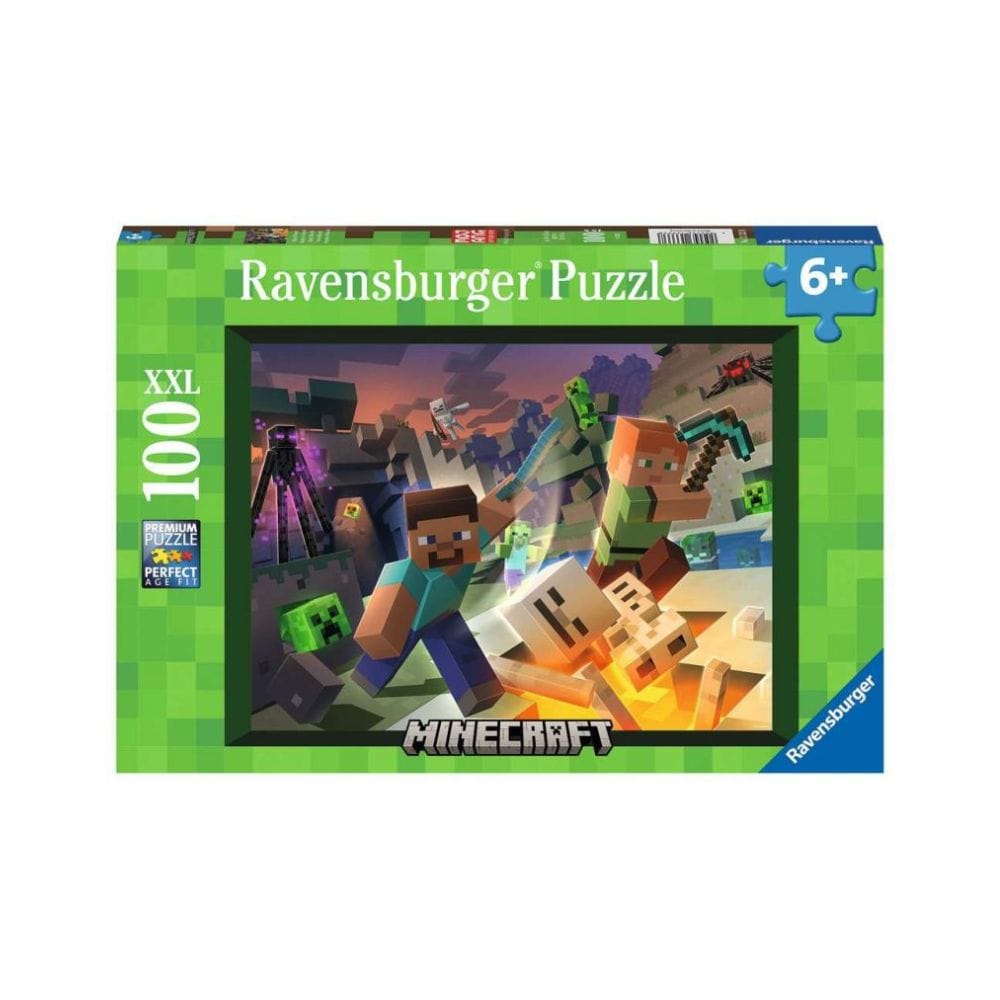 Puzzle 100 XXL: Monsters of Minecraft CASSE-TÊTE - 100 - 150 morceaux