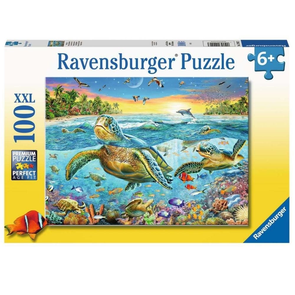 Puzzle 100 XXL: Swim with Sea Turtles CASSE-TÊTE - 100 - 150 morceaux