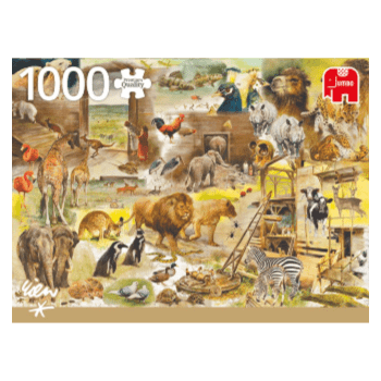 Puzzle 1000: Building Noah's Arc CASSE-TÊTE - 1000 morceaux
