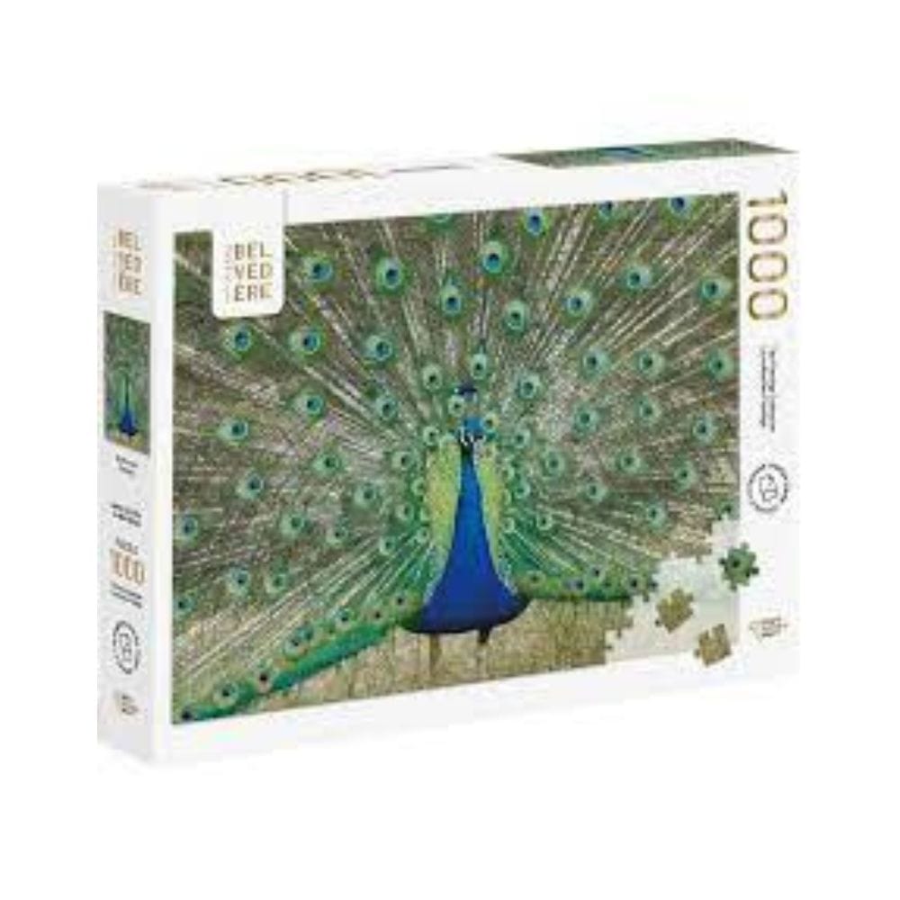 Puzzle 1000: Paon bleu CASSE-TÊTE - 1000 morceaux