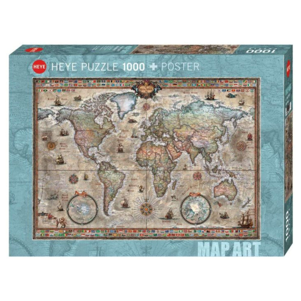 Puzzle 1000: Retro World CASSE-TÊTE - 1000 morceaux