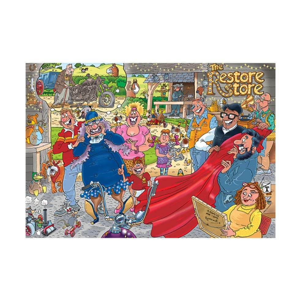 Puzzle 1000: Wasgij Original #41, Restoration complète CASSE-TÊTE - 1000 morceaux