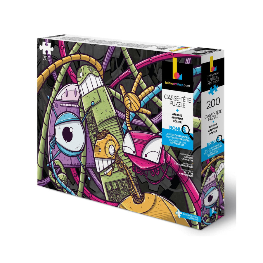 Puzzle 200 - Robots CASSE-TÊTE - 200 - 275 morceaux