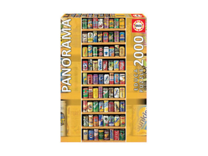 Puzzle 2000: Canettes de soda (Panorama) CASSE-TÊTE - 2000 morceaux