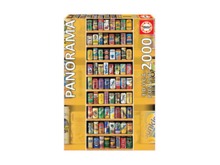 Puzzle 2000: Canettes de soda (Panorama) CASSE-TÊTE - 2000 morceaux