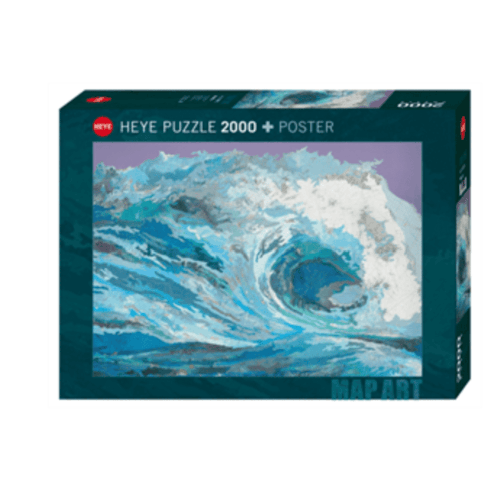 Puzzle 2000: Map Wave - Map Art CASSE-TÊTE - 2000 morceaux