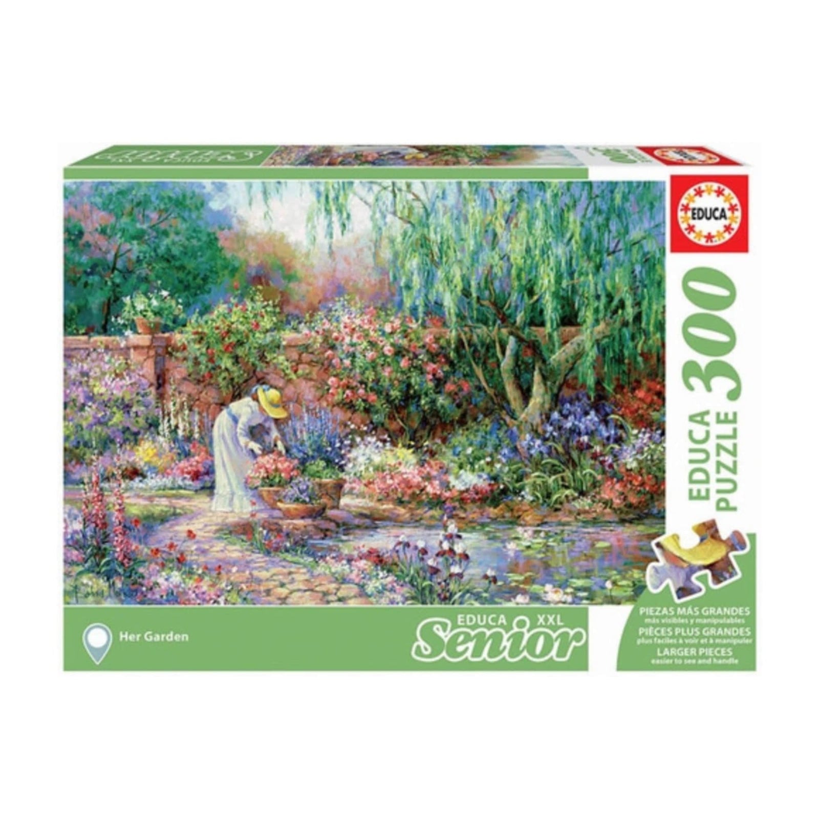 Puzzle 300: Son jardin CASSE-TÊTE - 300 - 375 morceaux