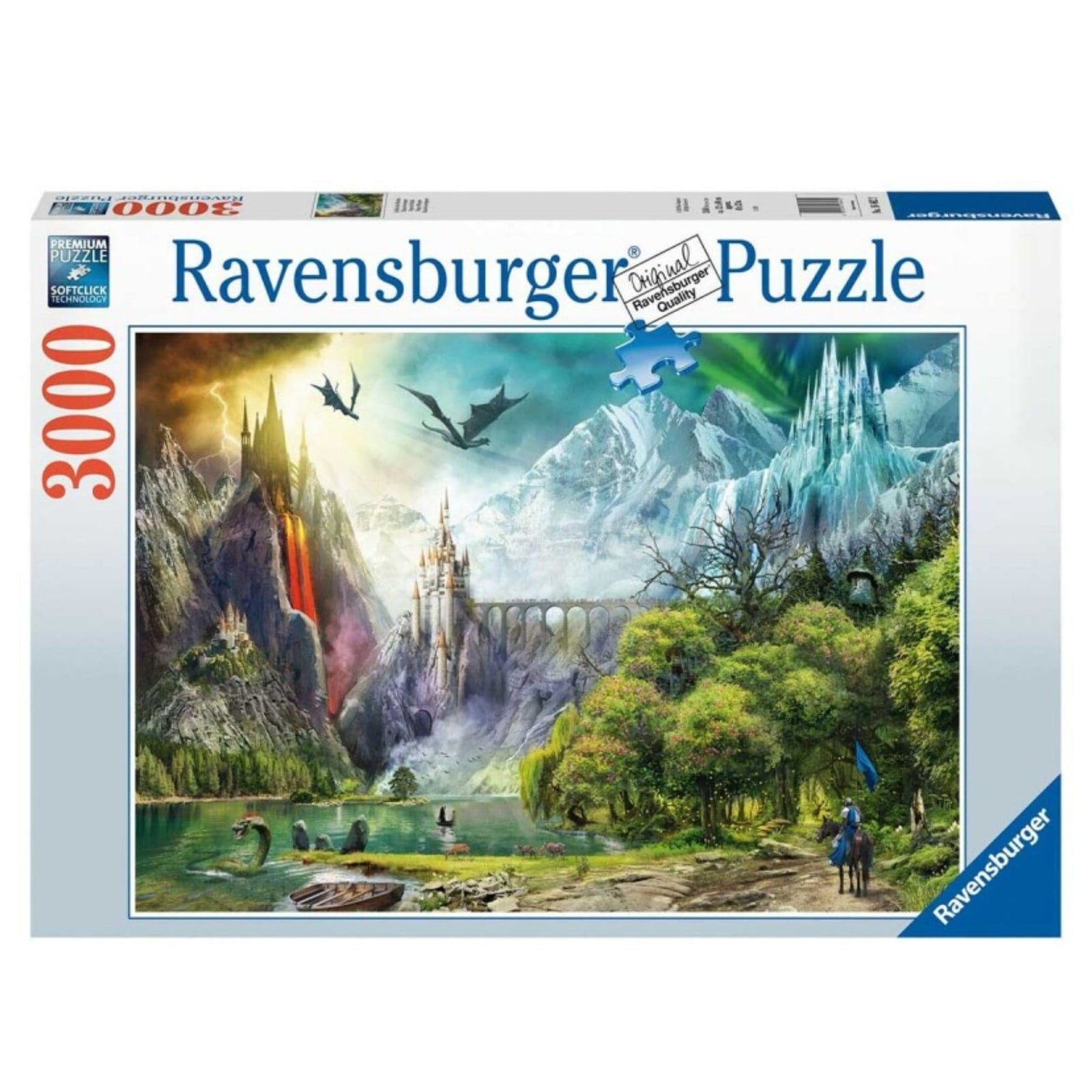 Puzzle 3000: Règne des dragons CASSE-TÊTE - 3000 morceaux