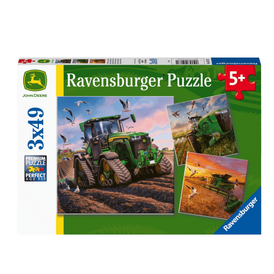 Puzzle 3x49: Seasons of John Deere CASSE-TÊTE - 100 - 150 morceaux