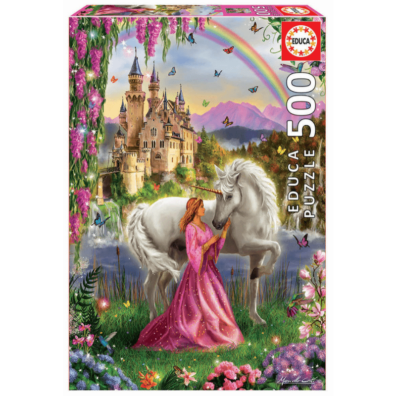 Puzzle 500: Fée et licorne CASSE-TÊTE - 400 - 550 morceaux
