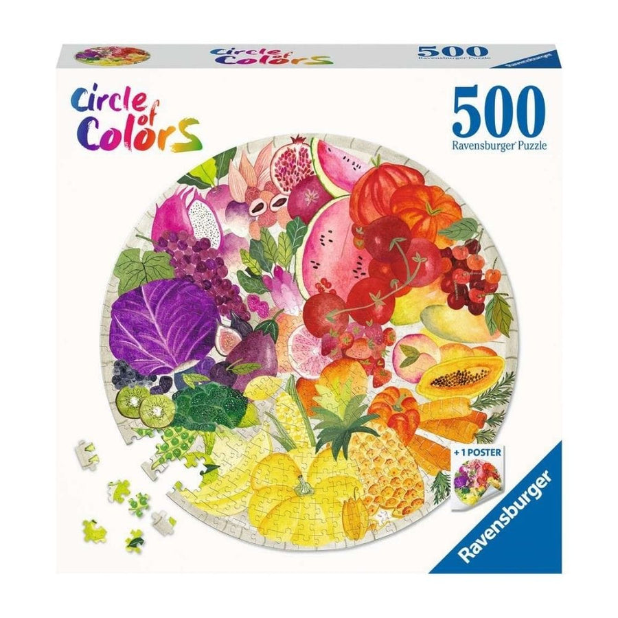Puzzle 500: Fruits and Vegetables CASSE-TÊTE - 400 - 550 morceaux