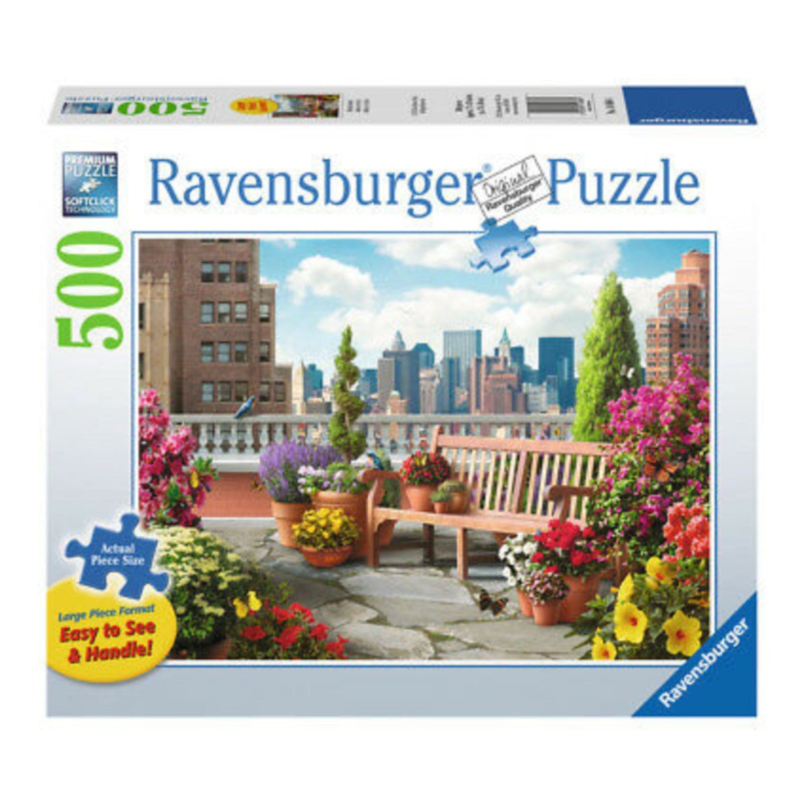 Puzzle 500: Jardin sur le toit / Grand format CASSE-TÊTE - 400 - 550 morceaux