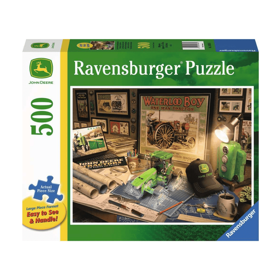 Puzzle 500: John Deere Work Desk CASSE-TÊTE - 400 - 550 morceaux
